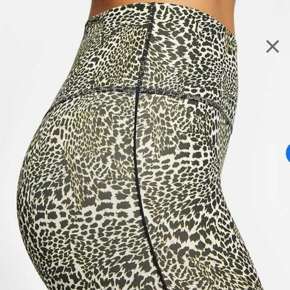 Nike One Leopard‎ Print 7/8 Tights XXL NEW!!! - Picture 5 of 10